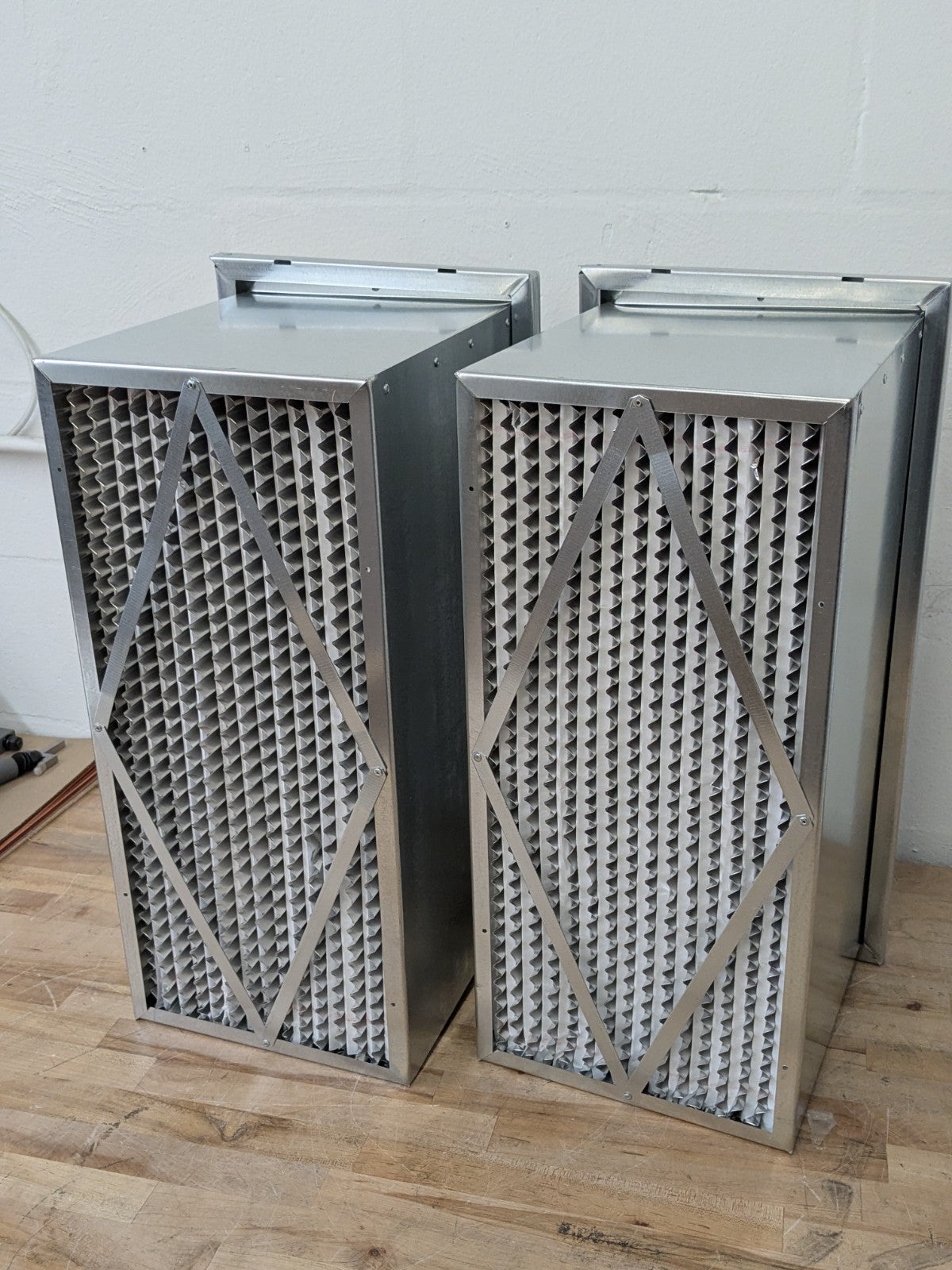Set of 2 Ormadus Cartridge Air Filters 24" x 12" x 12" MERV 13 4301165