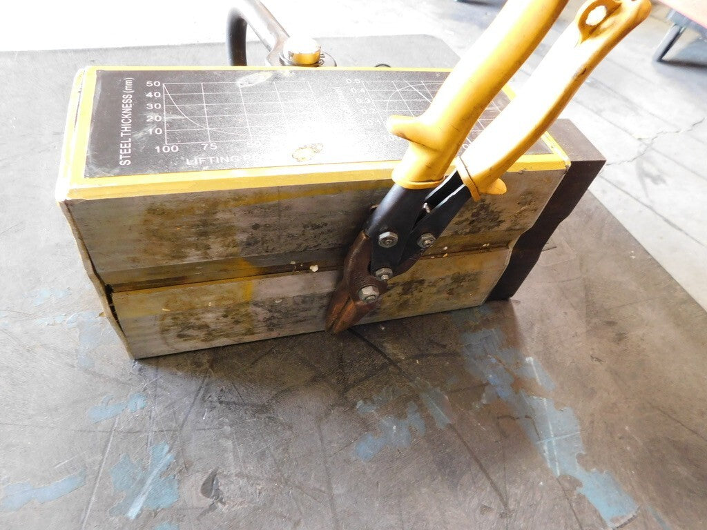 GIBRALTAR Magnetic Lifter: 2,500 lb Capacity DEFECTIVE 1PLM-103-G