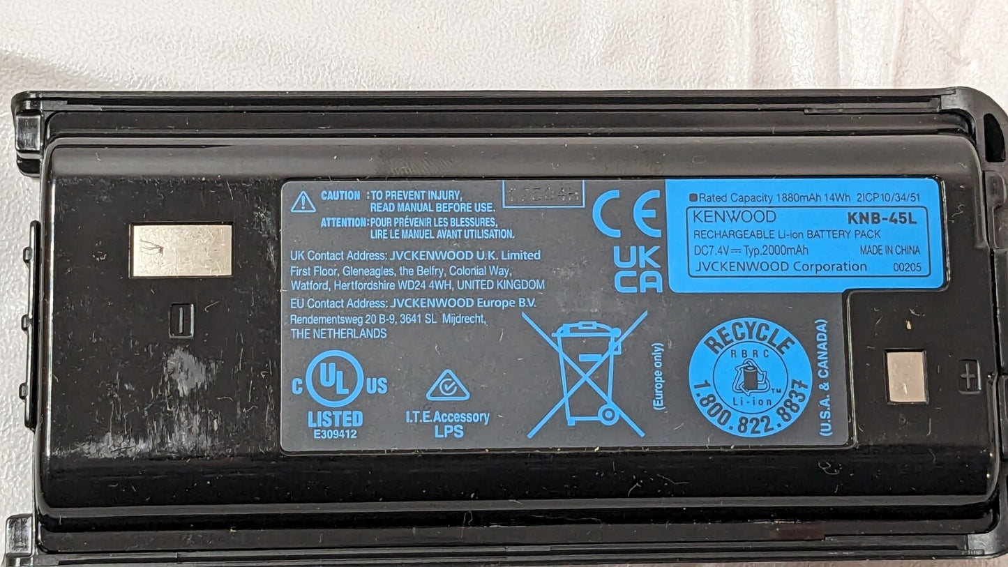 Kenwood ProTalk UHF Two-Way Portable Radio W/O Speaker Microphone NX-P1300 AU K