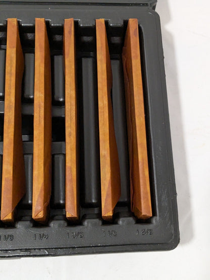 20 Piece, 6 Inch Long Steel Parallel Set 1/2 to 1-5/8 Inch High 52-437-000-0