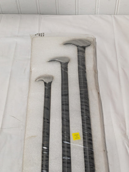Groz 3 Pc Rolling Head Ladyfoot Pry Bar Set: 12", 18" & 24" PRY/3-ST