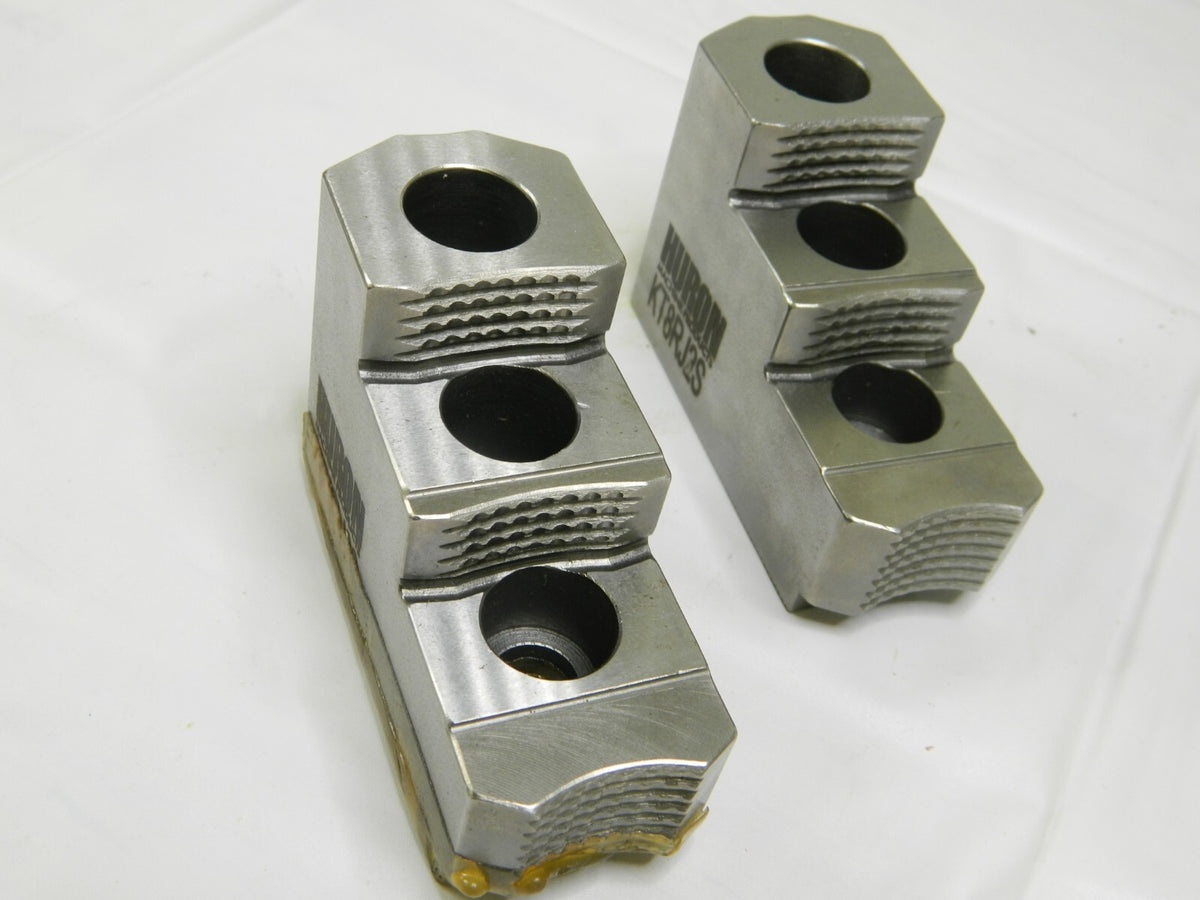 Huron Hard Lathe Chuck Jaw: Top 3.8'' OAL, 2 Step Qty 2 KT8RJ2S