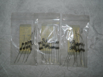Ferraz Shamut Time Delay Miniature Glass Fuse 250 VAC 1A 25PK #GDG-V1-MSC