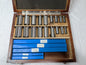 30 Piece Keyway Broach Set 1/8" to 3/8" Keyway Width Style B & C 1395-0730