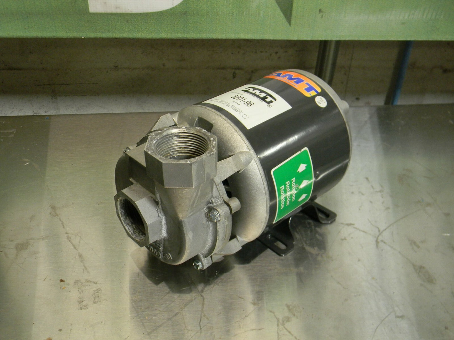 AMT General Purpose Laundry Tray Pump 1-1/4" NPT 1/4 HP 115v 3201-96 Defect
