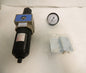 Pro-Source 3/8 NPT Intermediate FRL Unit w/Sight Glass &amp; Pressure Gauge 1924