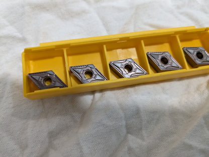 KENNAMETAL Turning Insert 5pc: DNMG332MN KCP10B, Carbide 5697965