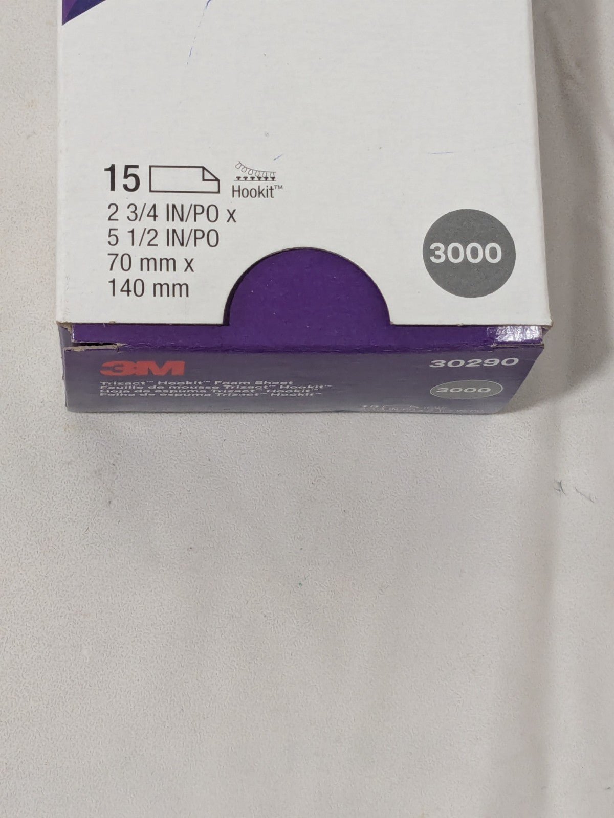 3M Trizact Hookit 2-3/4" x 5-1/2" Foam Sheets Qty 15 PCS 30290