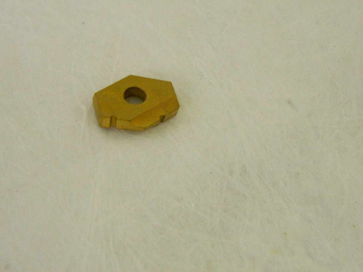 Madison Cutting Tools  0.593" T-15 TiN Duodex Indexable Insert 1150-421-005