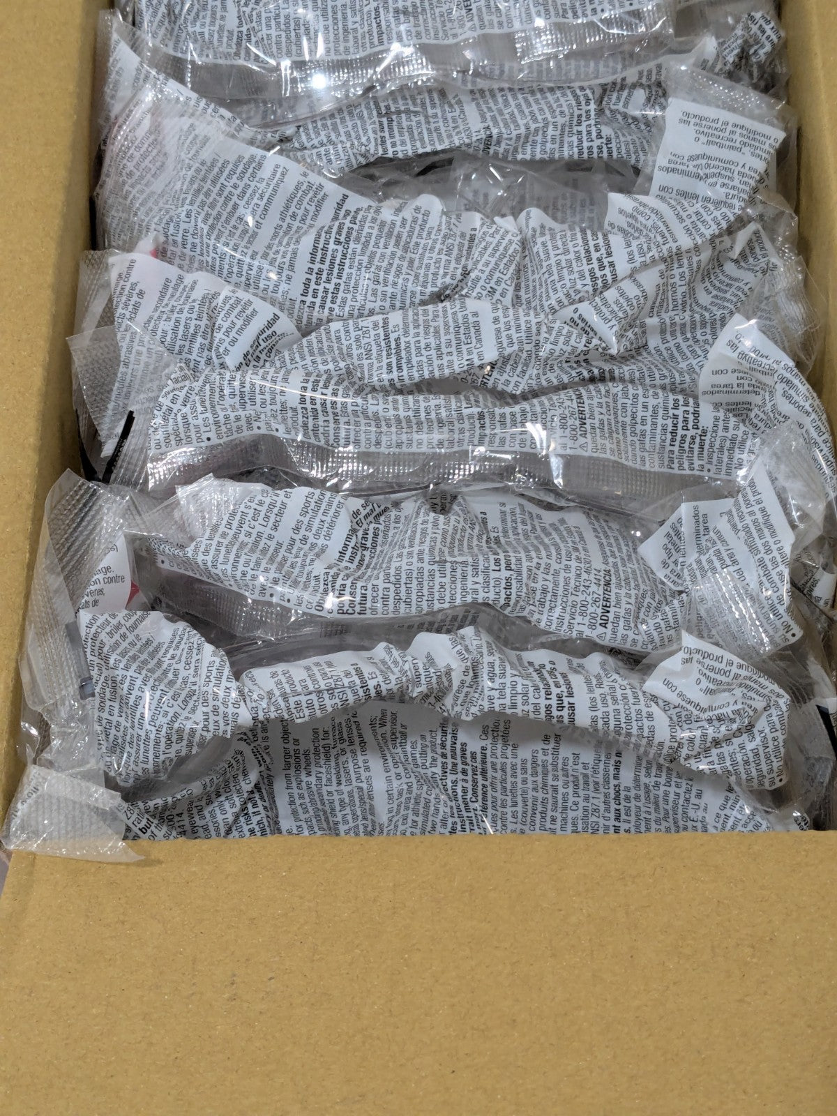 3M Safety Glasses: Scratch-Resistant, Polycarbonate, Clear Box of 20 7100110886