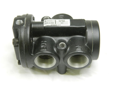 NORGREN Mechanically Operated Valve: Poppet, 3/4" Inlet/Outlet D1025C-CY