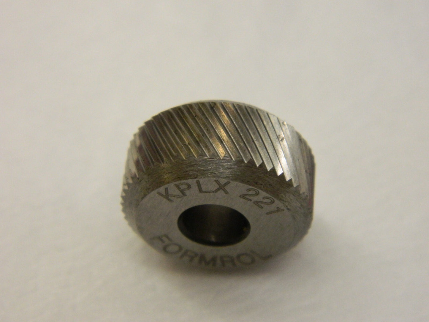 Beveled Face Knurl Wheel: 3/4 90 ° Tooth Angle 21 TPI, Straight, Cobalt KS KPX2