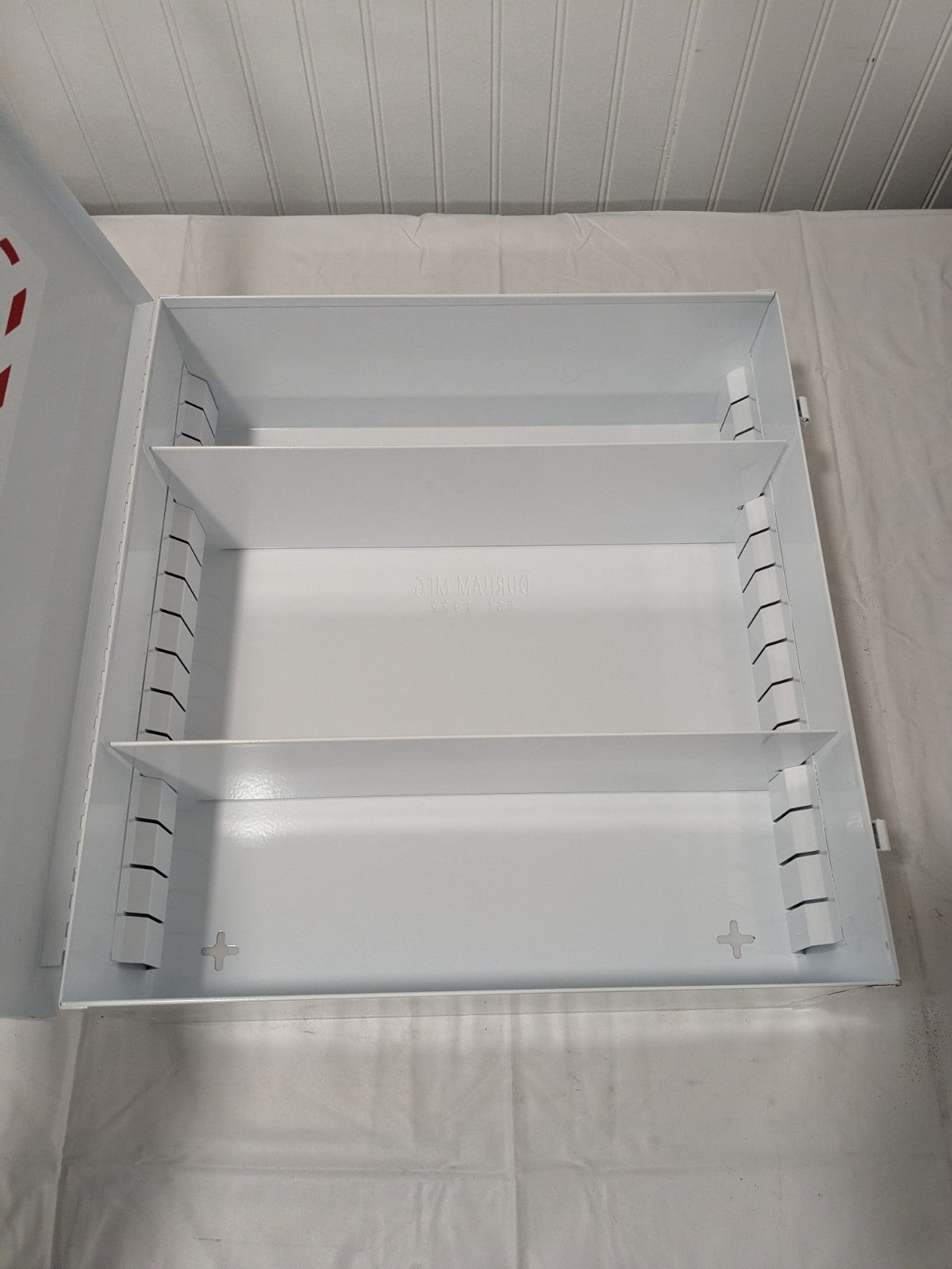 AccuformNMC Empty Steel Lockout Cabinet 15" Wide x 16" High x 5-1/2" Deep LOC
