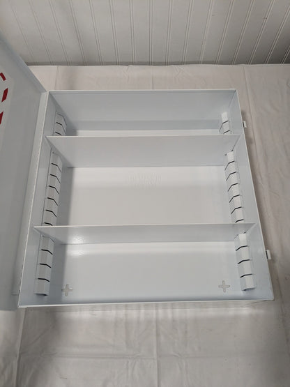 AccuformNMC Empty Steel Lockout Cabinet 15" Wide x 16" High x 5-1/2" Deep LOC