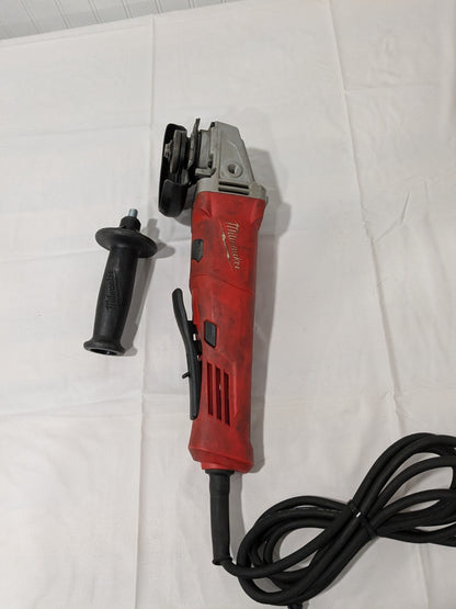 Milwaukee Corded Angle Grinder: 4-1/2" Wheel Dia, 12,000 RPM 6142-30 USED