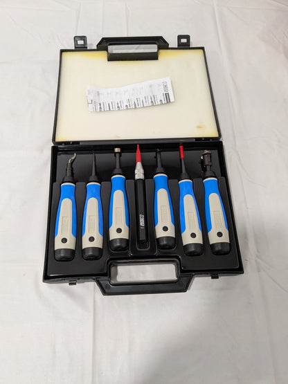 Noga | 7 Pc. Complete Deburring Tool Set in Plastic Case SP7700