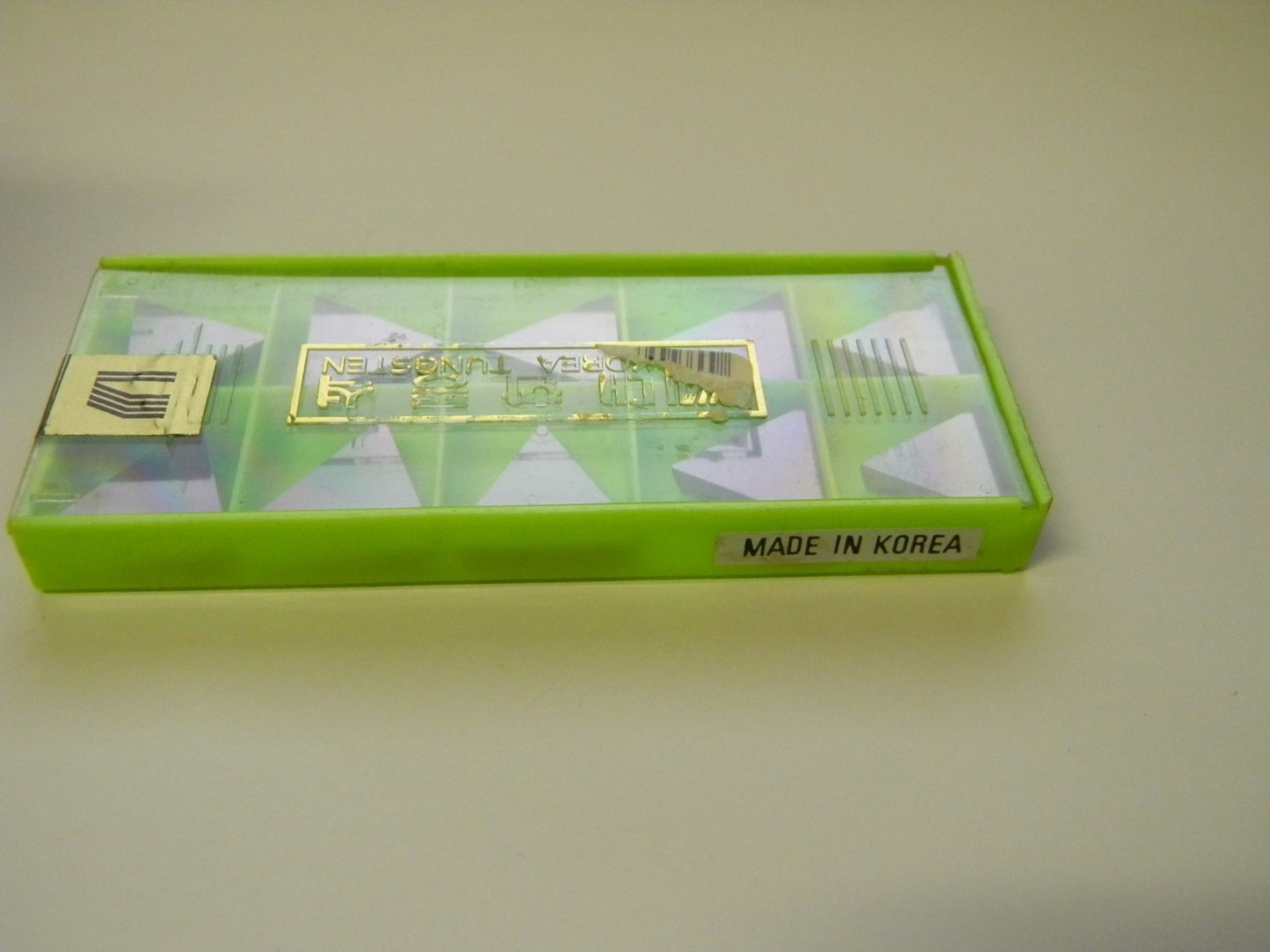 Korea Tungsten Tpg 431 Ct32 127050365 Carbide Inserts, Qty. 10
