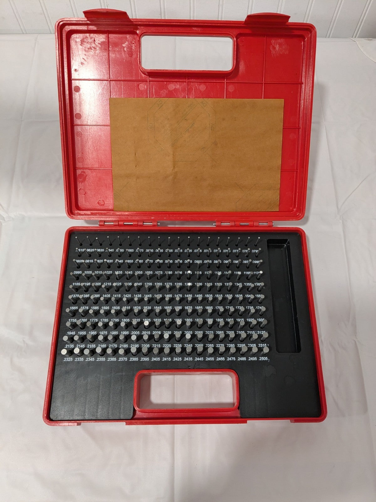 190 Pc Class ZZ Plug Gage Set: 0.0615 to 0.2505" Range 616-81126