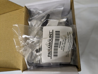 PARAMOUNT Hand Hex Bit Socket: 1/4" Drive, 5/32" Hex, 1-7/8" OAL Qty 25 44153484