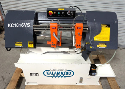 Clausing Kalamazoo Horizontal Bandsaw 230/460V  KC1016VS-3S  *Shipping Damage*