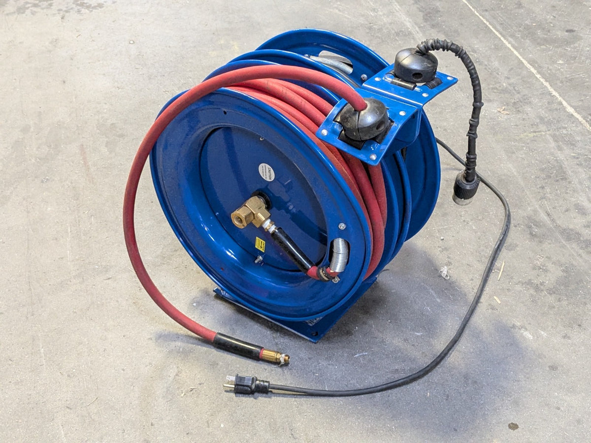 CoxReels Spring Return Combo Air Hose / Power Cord Reel 50 FT. Parts / Repair