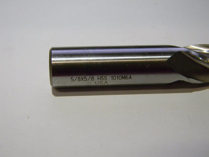 Morse Cuttting Tools End Mill 5/8" Dia. 4FL Non-Center Cutting HSS #43511