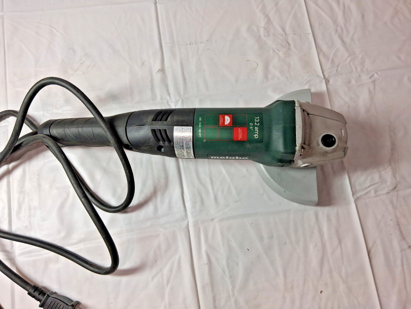 Metabo Corded Angle Grinder 6" Wheel Dia 9,600 RPM 5/8-11 Spindle 01242420
