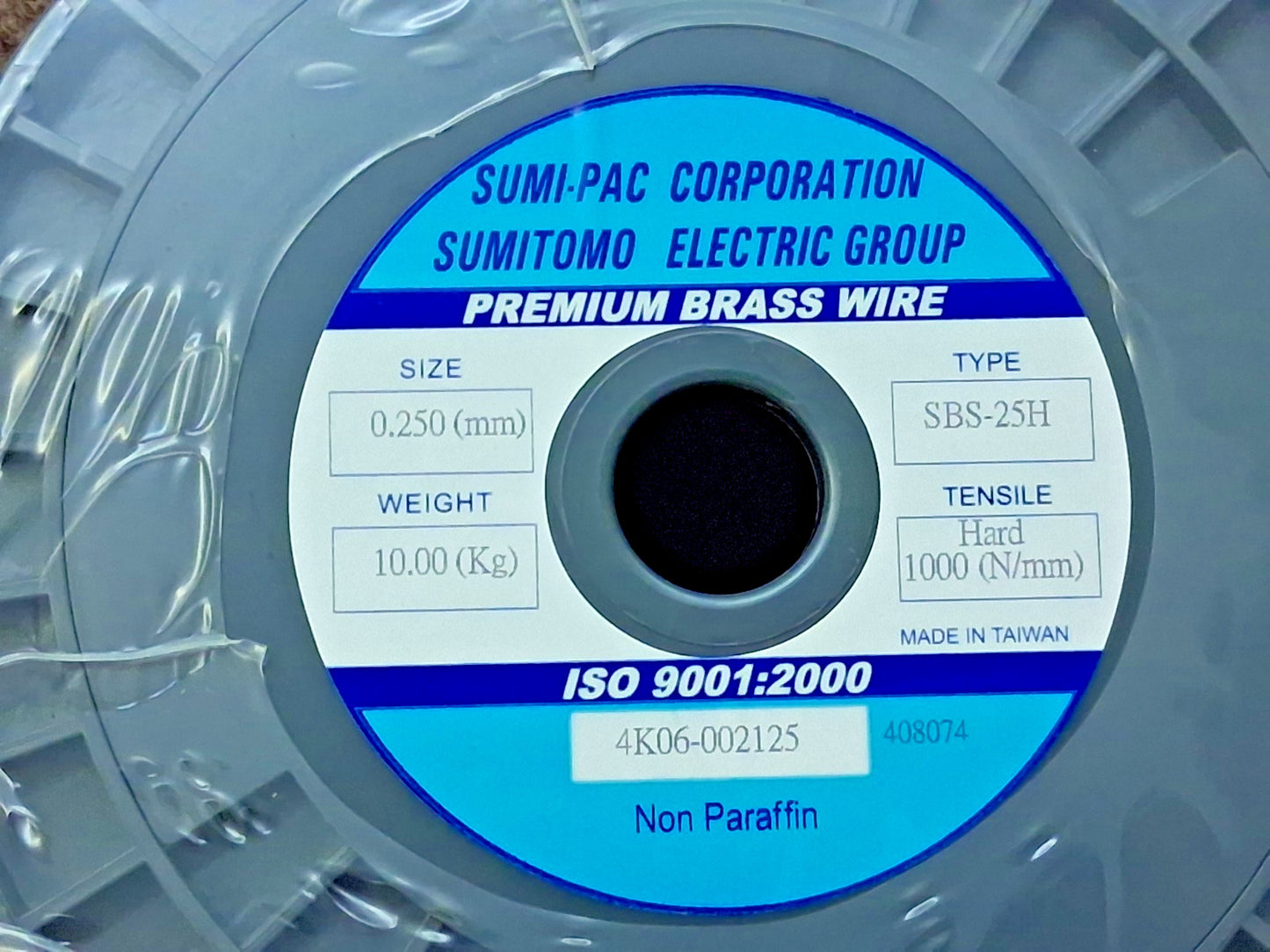 Single Source Technologies Brass Electrical Discharge Machining Wire SBS25H220