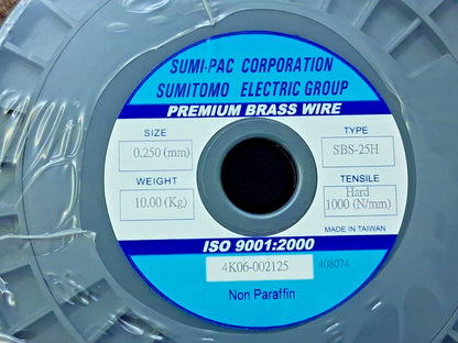 Single Source Technologies Brass Electrical Discharge Machining Wire SBS25H220