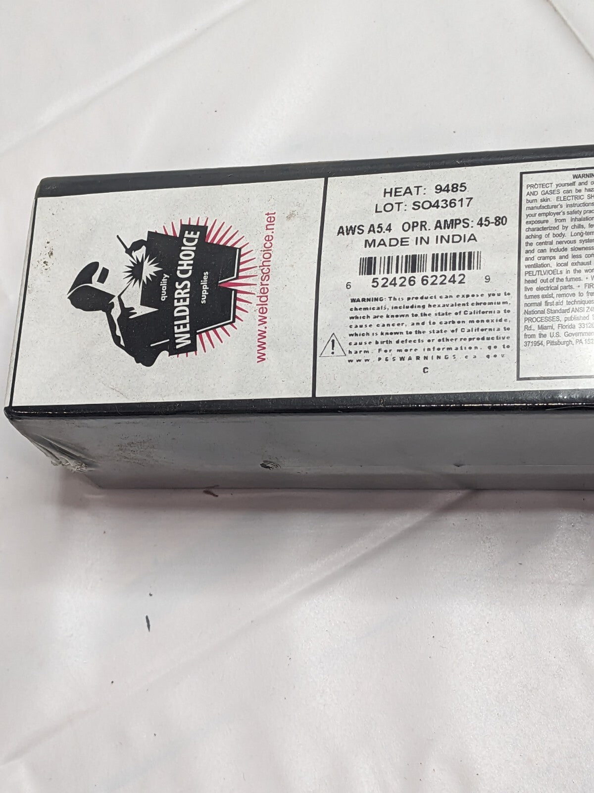 WELDER'S CHOICE Stick Welding Electrode: 3/32″ Dia, 12″ L, SS, 5 LB S3000-332-05