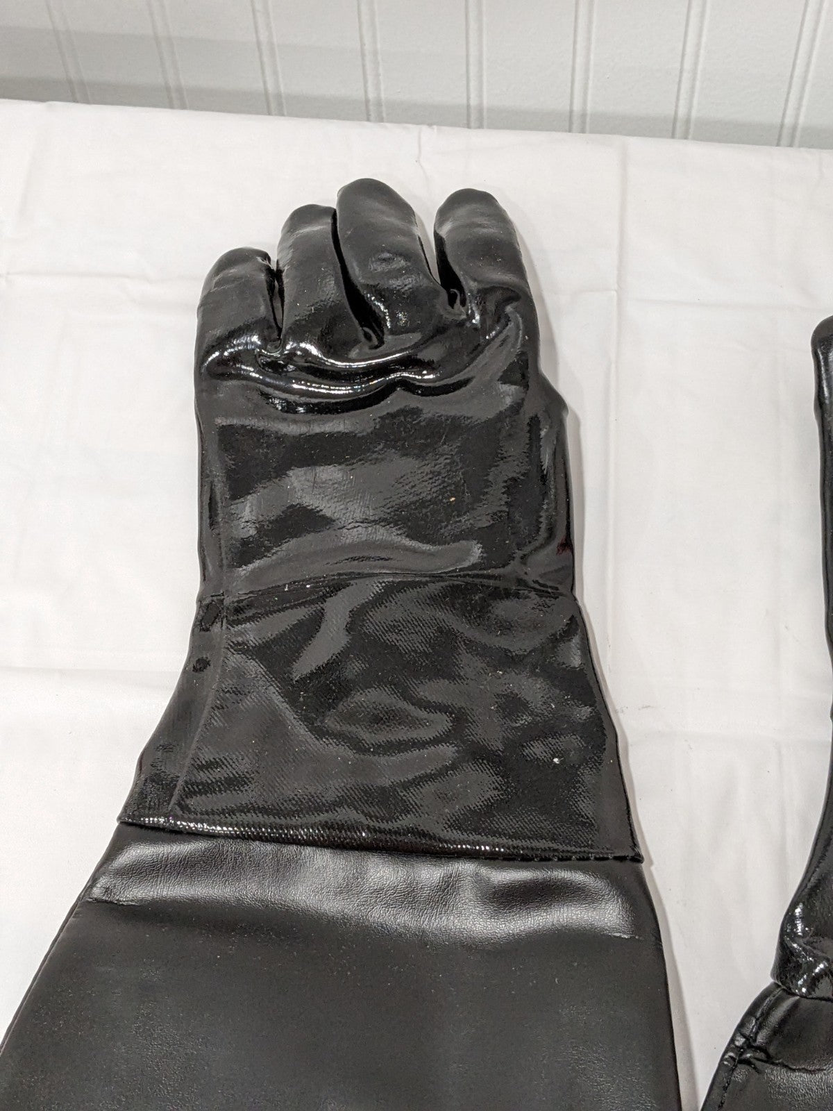 Cotton Lined Neoprene Sandblasting Gloves, 24" Overall Length Sz L 6024/10E