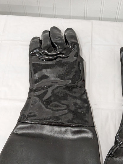 Cotton Lined Neoprene Sandblasting Gloves, 24" Overall Length Sz L 6024/10E