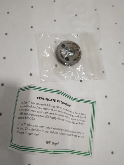 GF GAGE Threaded Ring Gage: #10-24 Thread, Class 2A, No Go R0190242ANK