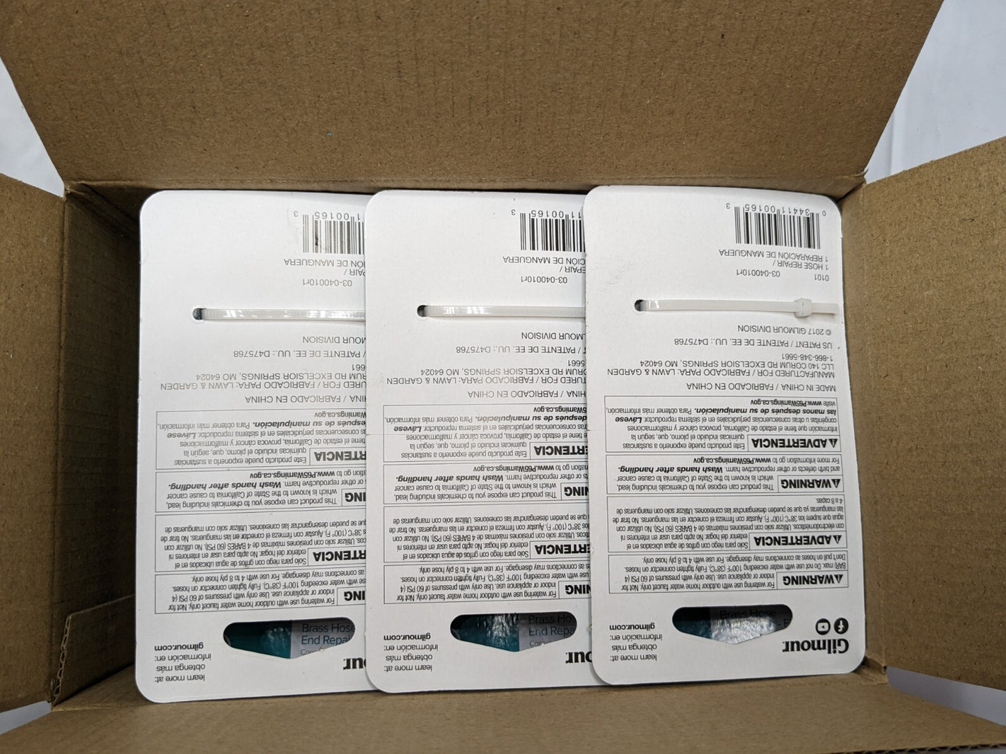 LOT of 12 Gilmour End Female Clamp Couplings 5/8" &amp; 3/4" 801014-10