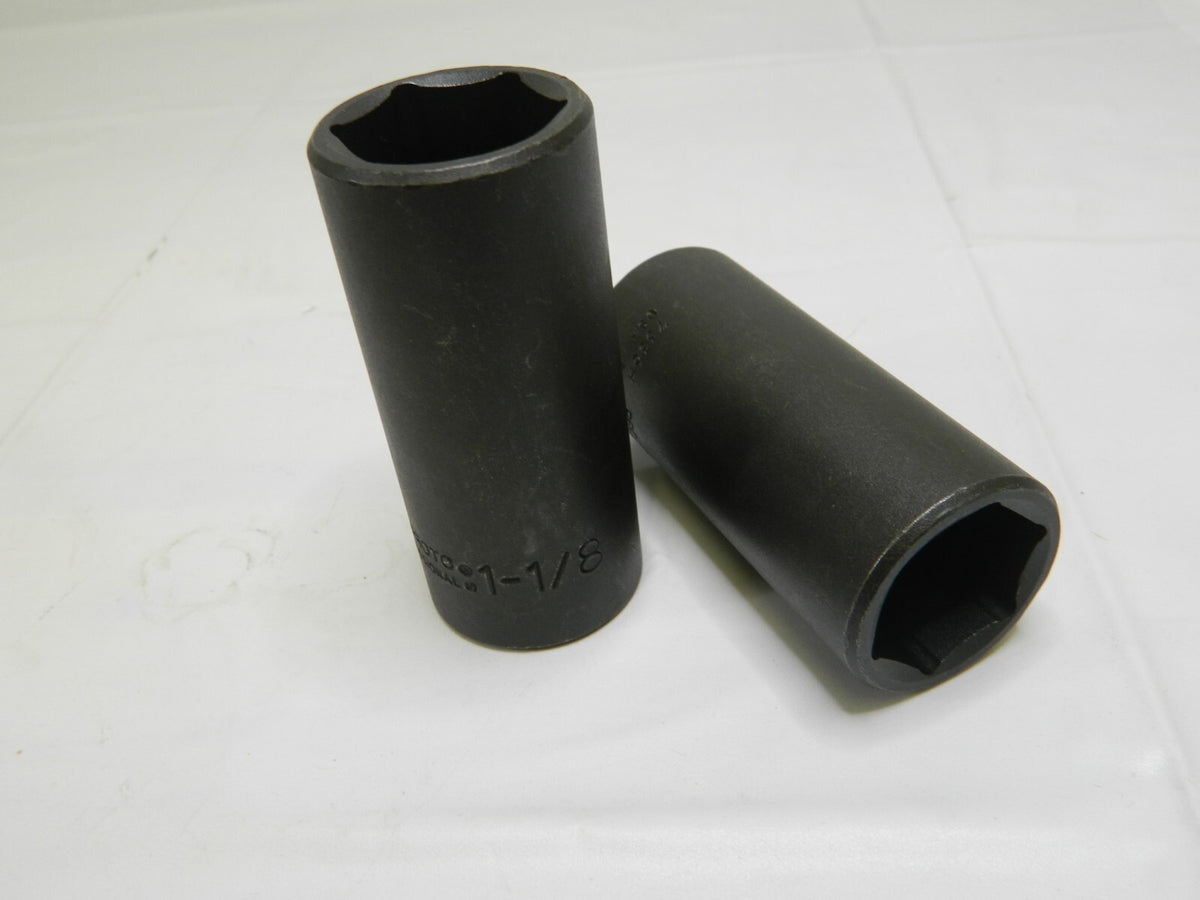 PROTO Impact Socket 1/2" Drive 6-Point, 3-1/2" OAL Qty 2 J7336H