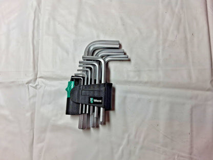 Wera L-Handle Metric Hex Key Set Tools 05021406001