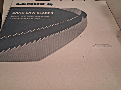 Lenox Welded Bandsaw Blade 15ft Long x 1-1/4" Wide x 8 to 12 TPI 79641CLB154570