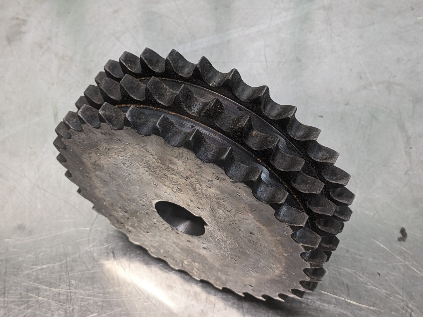 Martin Triple Roller Chain Sprocket 1-1/2" Bore 30 Teeth E60B30 Used