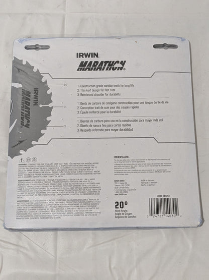IRWIN Marathon 7-1/4-Inch 24-Tooth Circular Saw Blade,5 Pack 14030