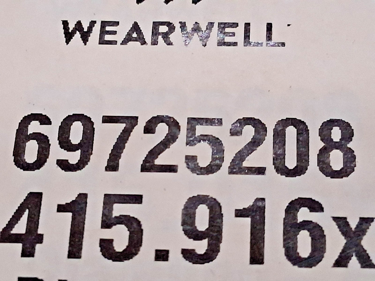 Wearwell Anti-fatigue Mat 6Ft L 2Ft W 9/16 Thick Vinyl Beveled Edges 69725208