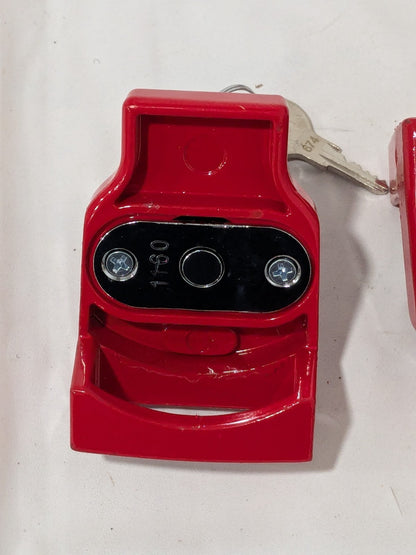 Jendyk Diecast Aluminum Glad Hand Lock, 4 Keys Keyed Alike Qty 2 GHAL-KA