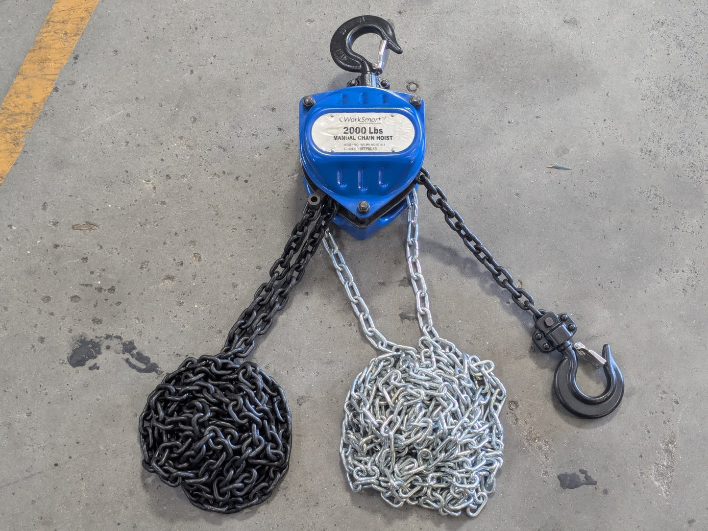 Pro Source Manual Hand Chain Hoist 2000 lb. Capacity 15 ft. Lift