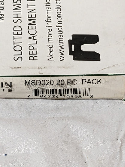 Maudlin Shim Stock: 0.025'' Thick, 5'' Long, 5" Wide, 3