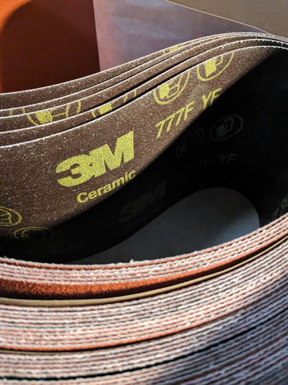 3M Cloth Belt 777F, 80 YF-weight, 6" x 325", Film-lok, L-flex Qty 10 7010299150
