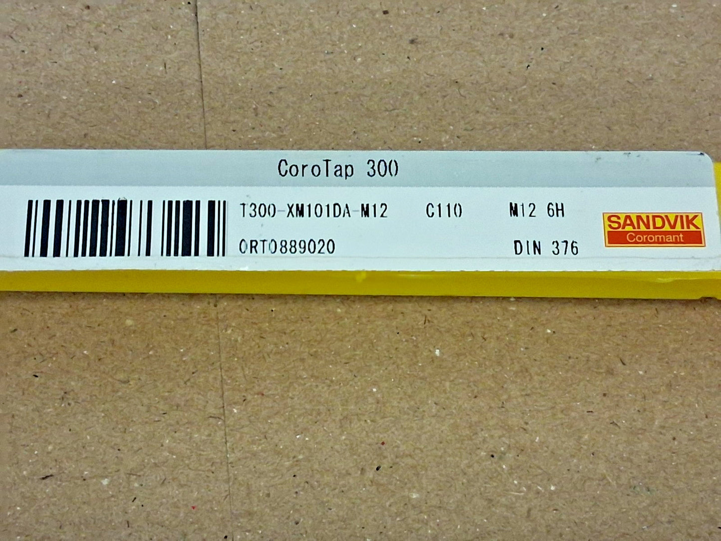 Sandvik Coromant Spiral Flute Tap M12x1.75 3FL Powdered Metal 6539462