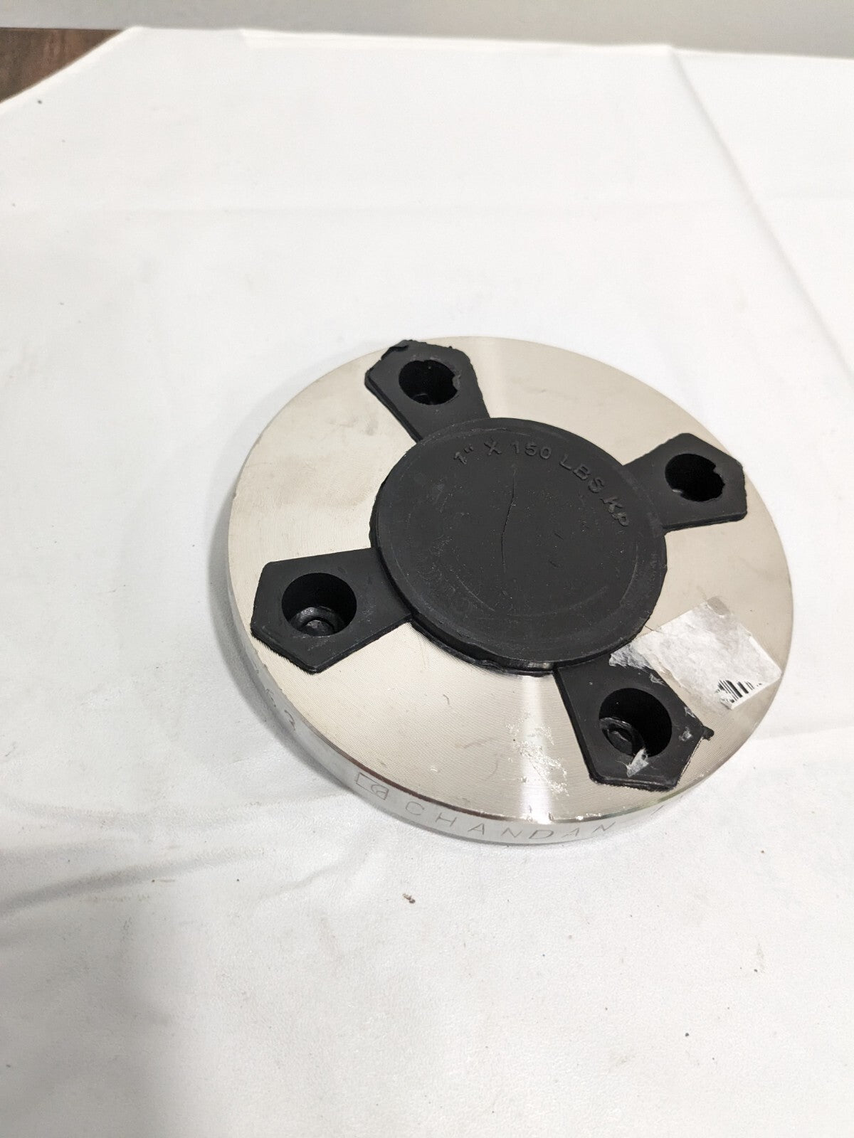 MERIT BRASS 1" Pipe, 4-1/4" OD, Stainless Steel, Threaded Pipe Flange