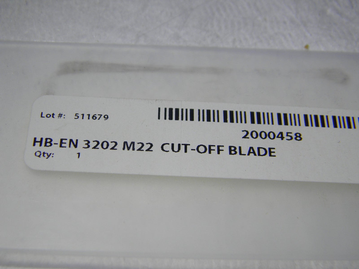 Hertel Indexable Cut Off Blade HB-EN 3202 M22 2000458