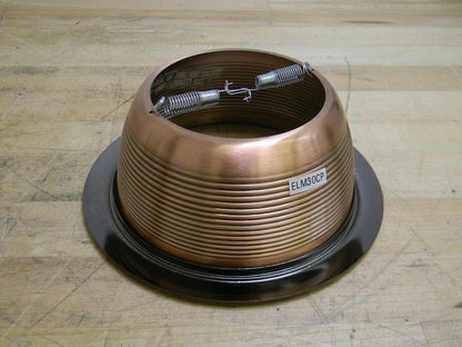 Lot of 4 Elco Lighting 6" Recessed Metal Step Baffle Trim ELM30CP
