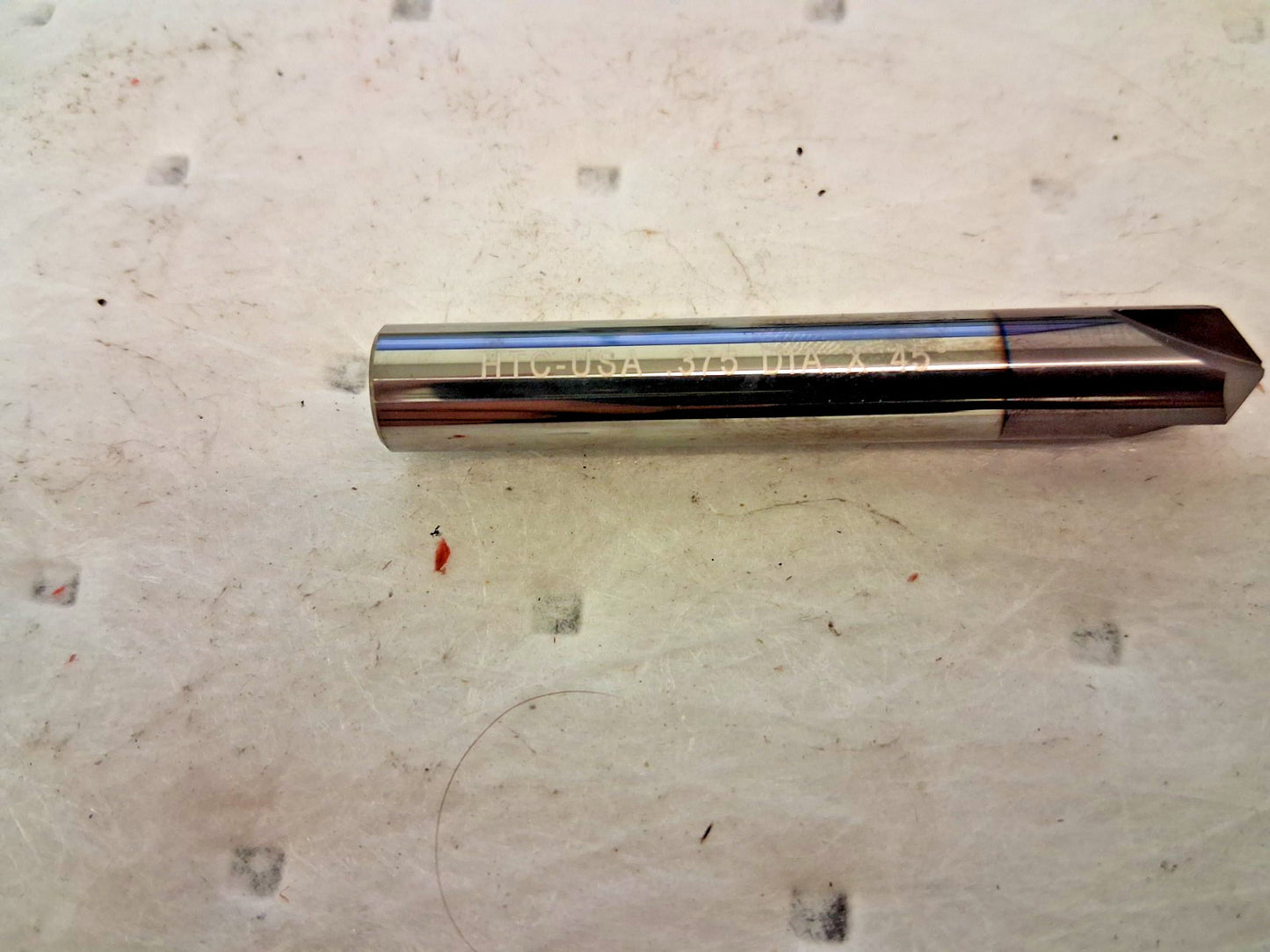 Harvey Tool Carbide Chamfer Mill 3FL 3/8" Dia 3/8" Shank Dia 18445-C3