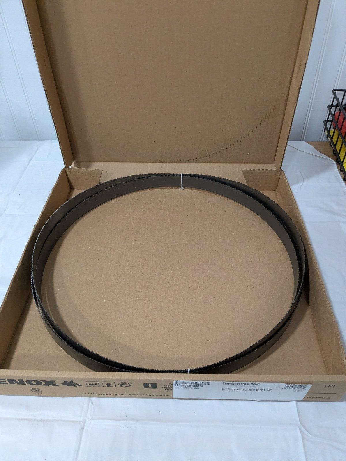 Lenox Welded Bandsaw Blade: 12' 6 Long x 1" Wide x 8 to 12 TPI 72095CL